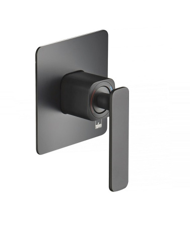 Смеситель встроенный с гигиеническим душем Timo Torne черный 4389/03SM